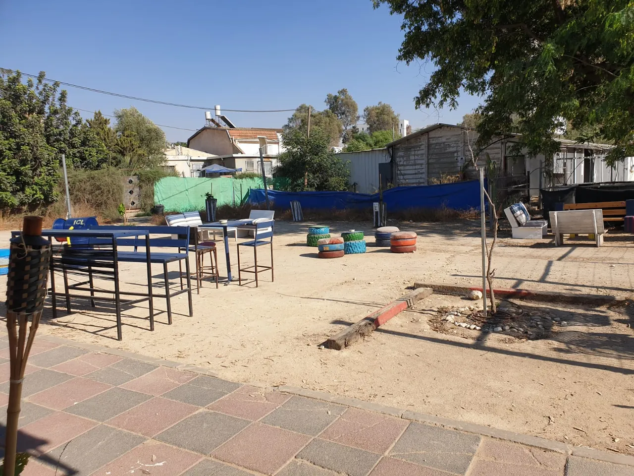 גינה חברתית בבית הומא — לפני